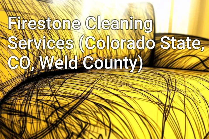 Firestone Cleaning Services (Colorado State, CO, Weld County)