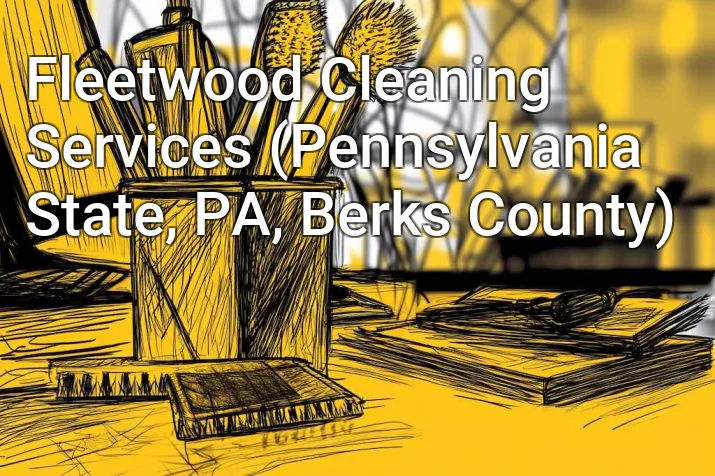 Fleetwood Cleaning Services (Pennsylvania State, PA, Berks County)