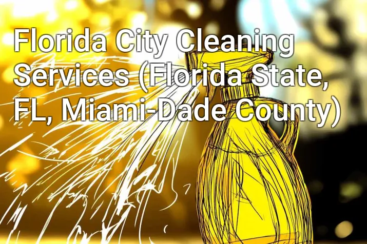 Florida City Cleaning Services (Florida State, FL, Miami-Dade County)