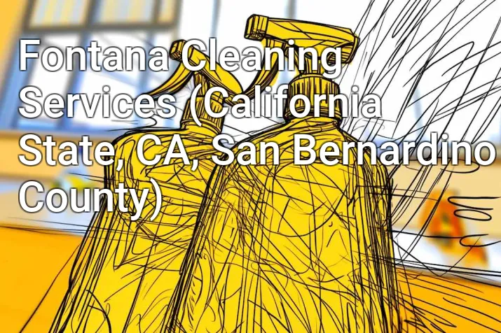 Fontana Cleaning Services (California State, CA, San Bernardino County)