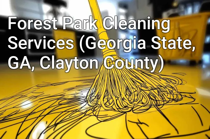 Forest Park Cleaning Services (Georgia State, GA, Clayton County)