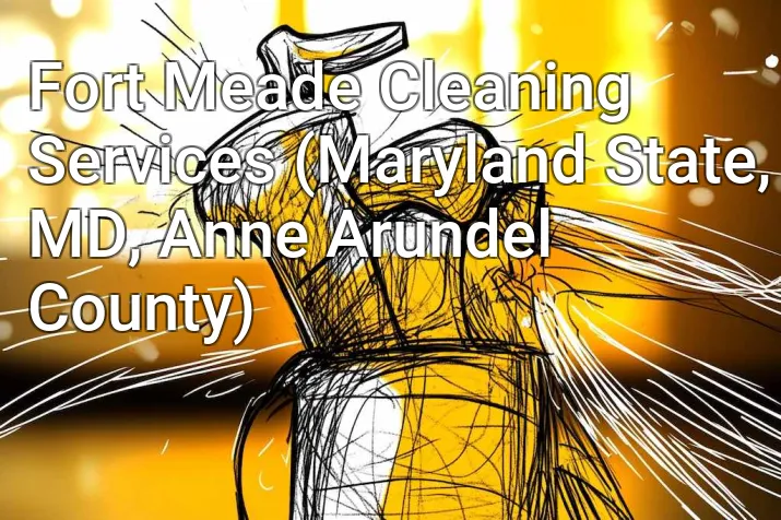 Fort Meade Cleaning Services (Maryland State, MD, Anne Arundel County)