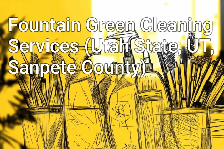 Fountain Green Cleaning Services (Utah State, UT, Sanpete County)