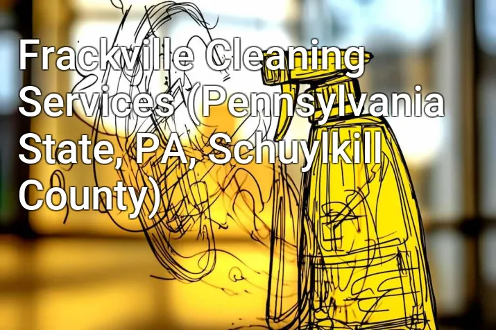 Frackville Cleaning Services (Pennsylvania State, PA, Schuylkill County)