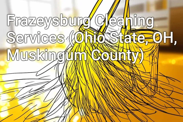 Frazeysburg Cleaning Services (Ohio State, OH, Muskingum County)