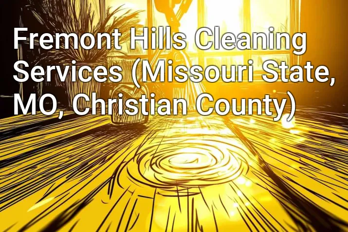 Fremont Hills Cleaning Services (Missouri State, MO, Christian County)