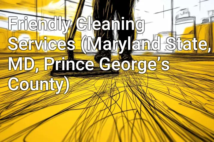 Friendly Cleaning Services (Maryland State, MD, Prince George’s County)