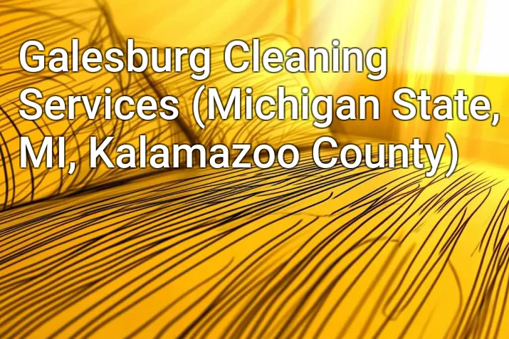 Galesburg Cleaning Services (Michigan State, MI, Kalamazoo County)