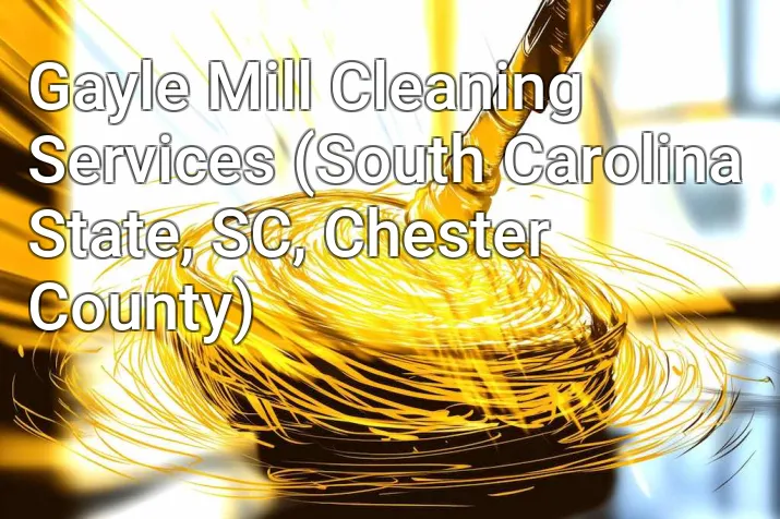 Gayle Mill Cleaning Services (South Carolina State, SC, Chester County)