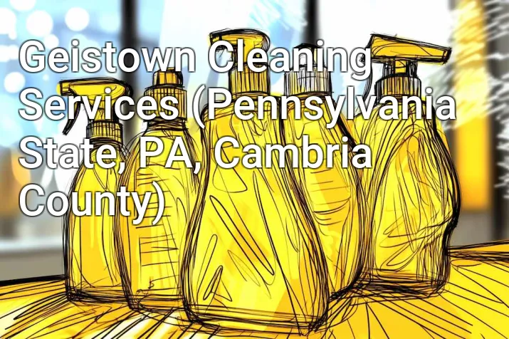 Geistown Cleaning Services (Pennsylvania State, PA, Cambria County)