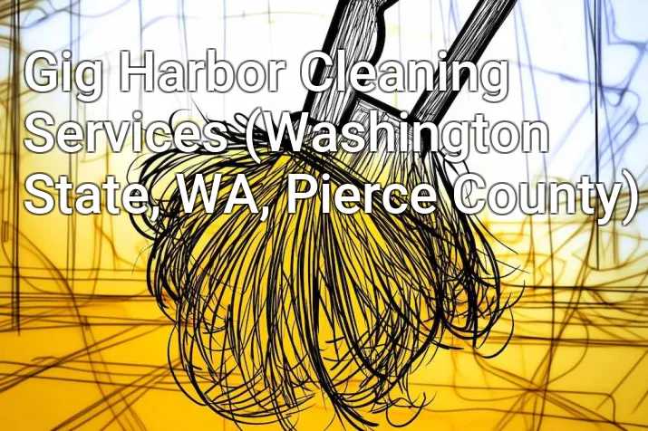 Gig Harbor Cleaning Services (Washington State, WA, Pierce County)