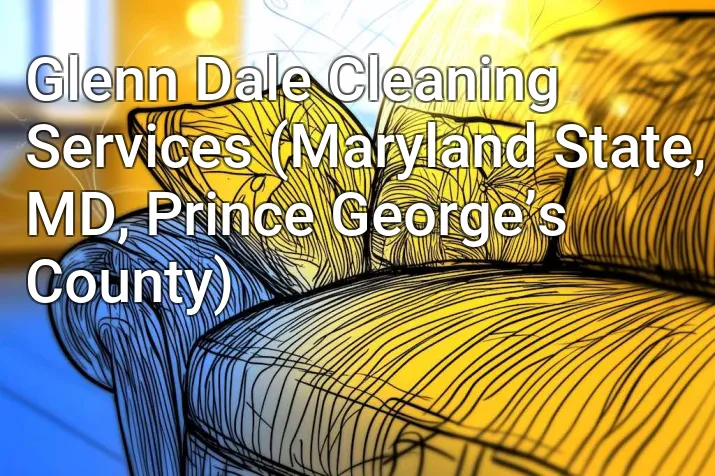 Glenn Dale Cleaning Services (Maryland State, MD, Prince George’s County)