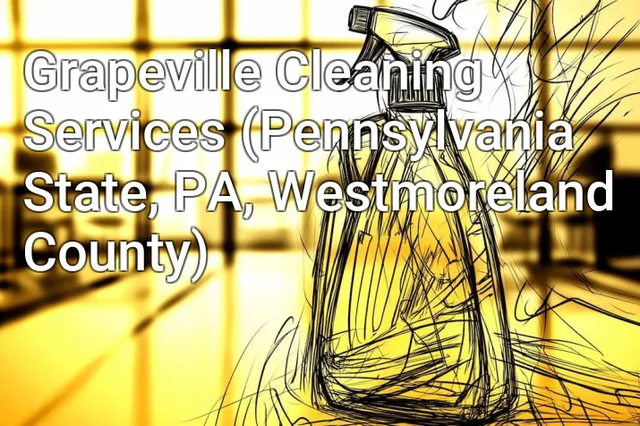 Grapeville Cleaning Services (Pennsylvania State, PA, Westmoreland County)