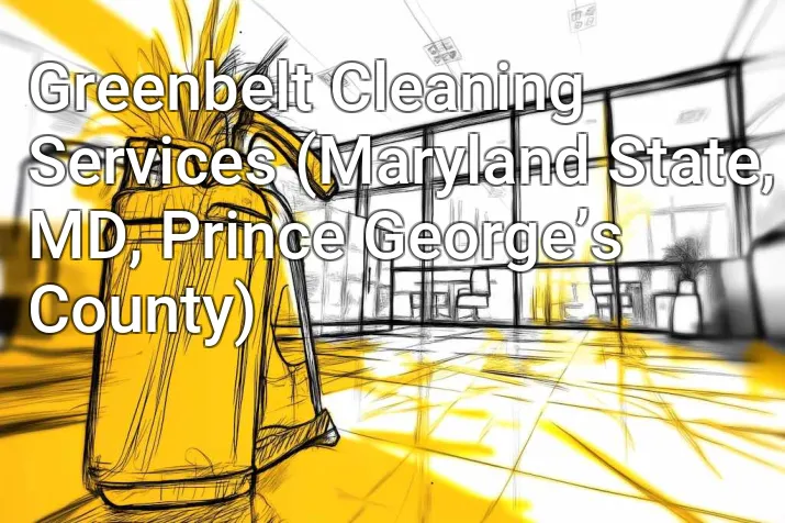Greenbelt Cleaning Services (Maryland State, MD, Prince George’s County)