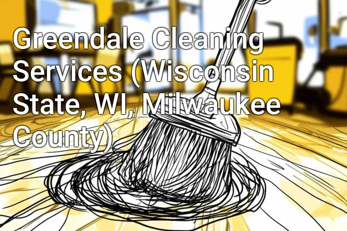Greendale Cleaning Services (Wisconsin State, WI, Milwaukee County)