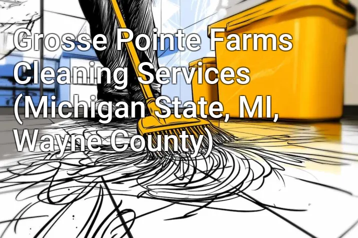 Grosse Pointe Farms Cleaning Services (Michigan State, MI, Wayne County)