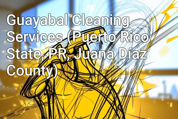 Guayabal Cleaning Services (Puerto Rico State, PR, Juana Díaz County)