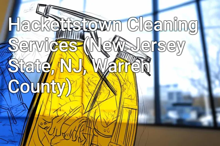 Hackettstown Cleaning Services (New Jersey State, NJ, Warren County)