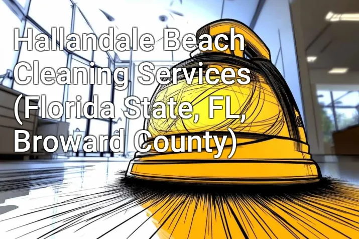 Hallandale Beach Cleaning Services (Florida State, FL, Broward County)