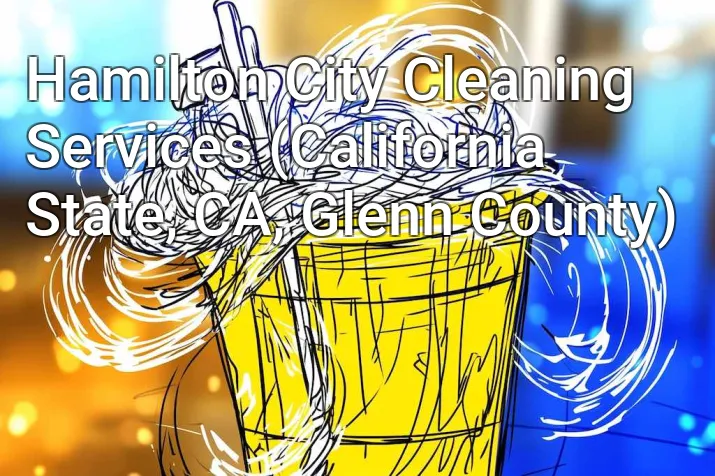Hamilton City Cleaning Services (California State, CA, Glenn County)