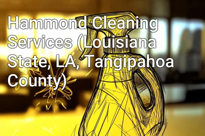 Hammond Cleaning Services (Louisiana State, LA, Tangipahoa County)