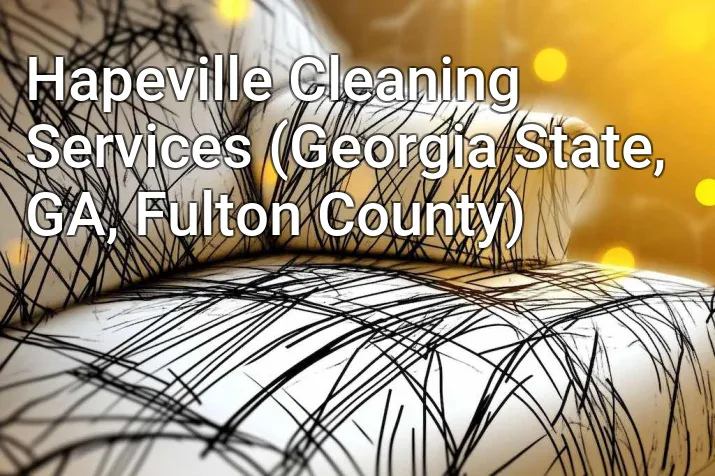 Hapeville Cleaning Services (Georgia State, GA, Fulton County)