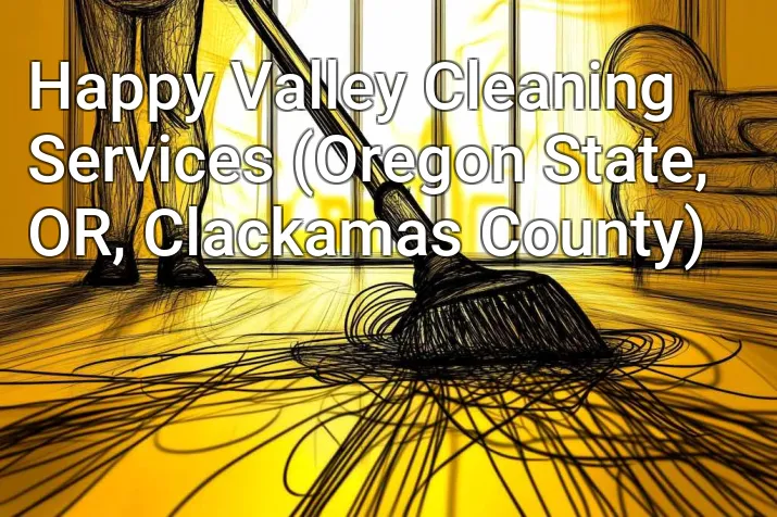 Happy Valley Cleaning Services (Oregon State, OR, Clackamas County)