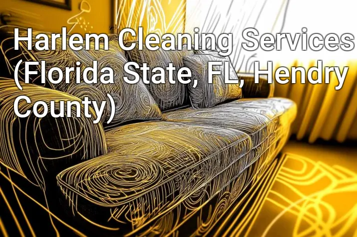 Harlem Cleaning Services (Florida State, FL, Hendry County)
