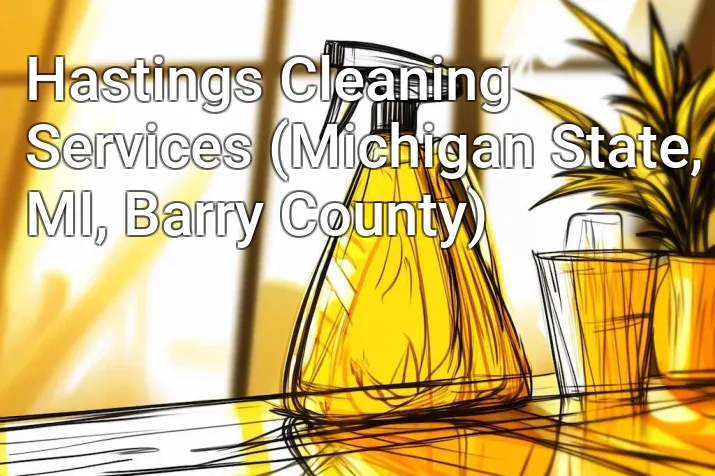 Hastings Cleaning Services (Michigan State, MI, Barry County)