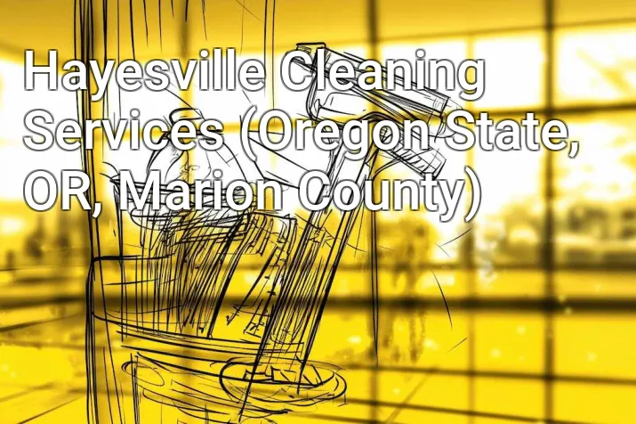 Hayesville Cleaning Services (Oregon State, OR, Marion County)