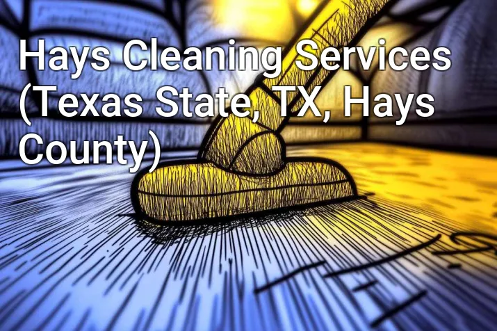 Hays Cleaning Services (Texas State, TX, Hays County)