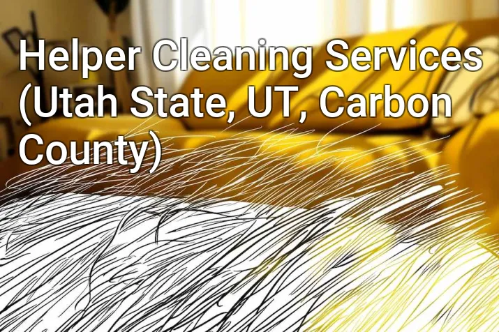 Helper Cleaning Services (Utah State, UT, Carbon County)