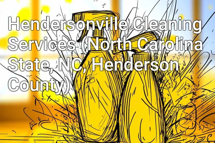 Hendersonville Cleaning Services (North Carolina State, NC, Henderson County)