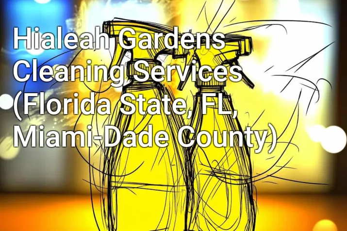 Hialeah Gardens Cleaning Services (Florida State, FL, Miami-Dade County)