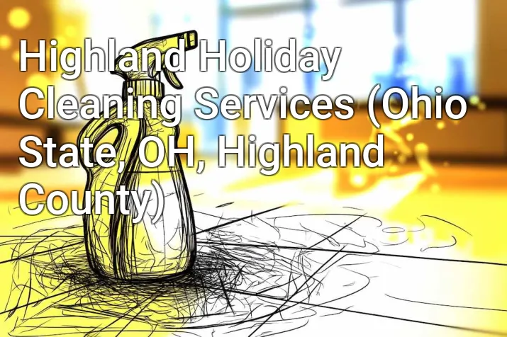 Highland Holiday Cleaning Services (Ohio State, OH, Highland County)