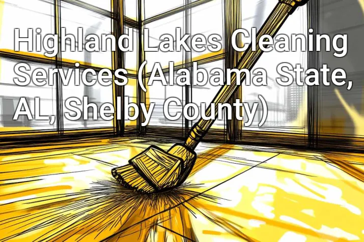 Highland Lakes Cleaning Services (Alabama State, AL, Shelby County)