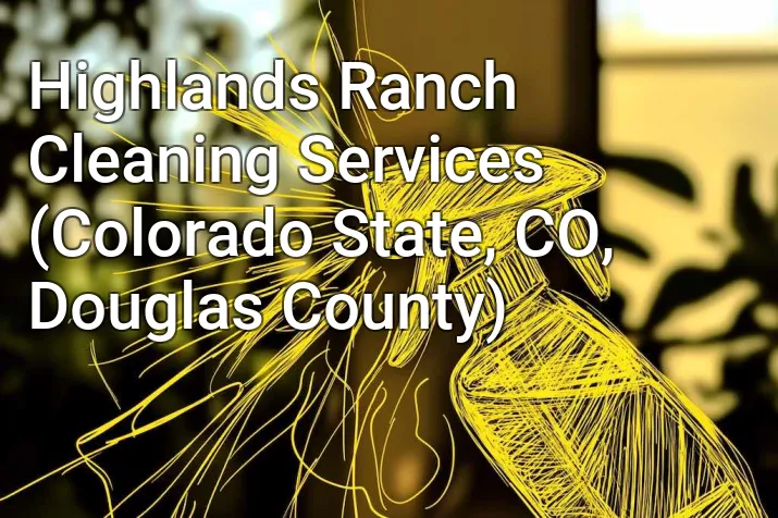 Highlands Ranch Cleaning Services (Colorado State, CO, Douglas County)