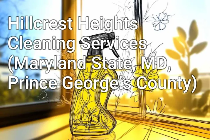 Hillcrest Heights Cleaning Services (Maryland State, MD, Prince George’s County)