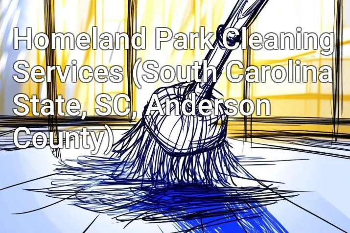 Homeland Park Cleaning Services (South Carolina State, SC, Anderson County)