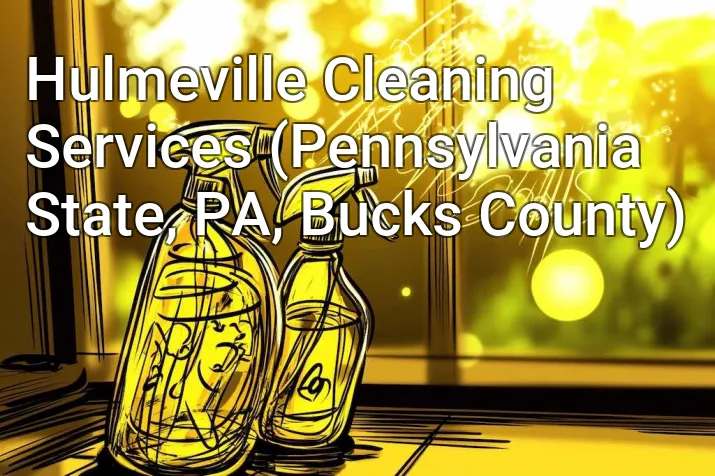 Hulmeville Cleaning Services (Pennsylvania State, PA, Bucks County)