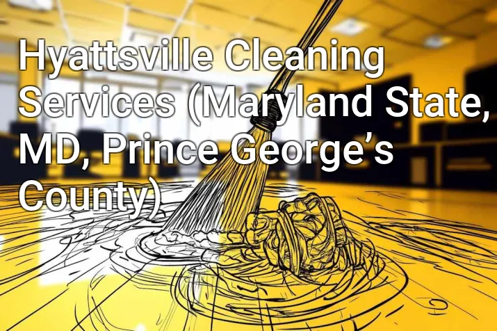 Hyattsville Cleaning Services (Maryland State, MD, Prince George’s County)