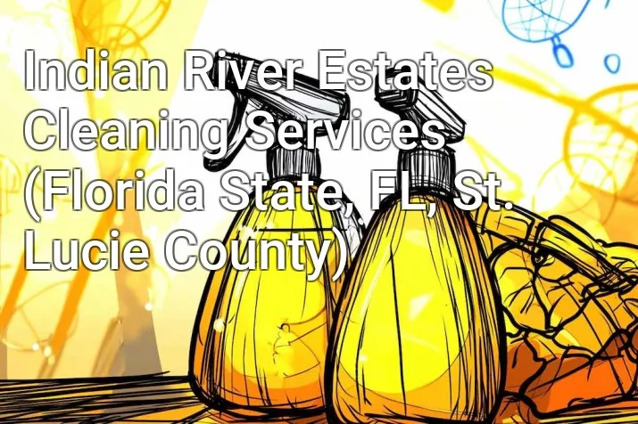Indian River Estates Cleaning Services (Florida State, FL, St. Lucie County)