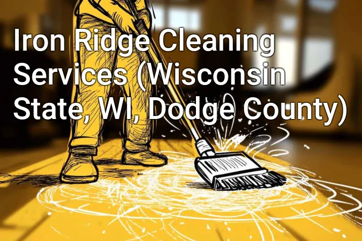 Iron Ridge Cleaning Services (Wisconsin State, WI, Dodge County)
