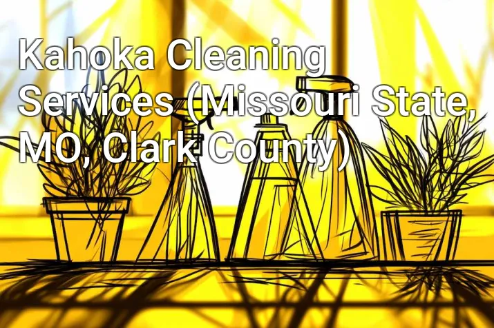 Kahoka Cleaning Services (Missouri State, MO, Clark County)
