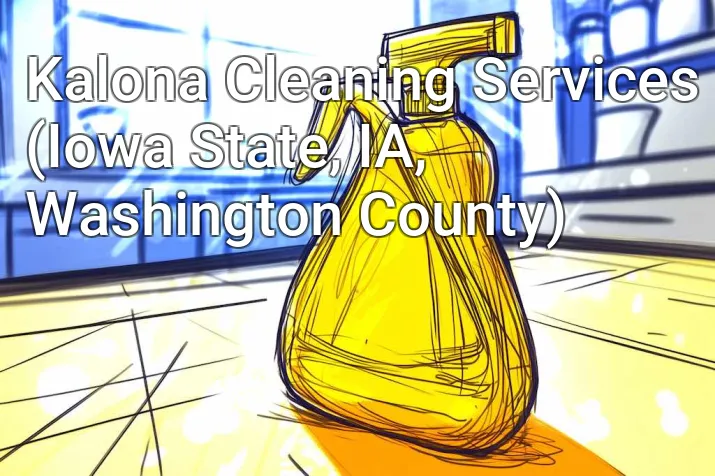 Kalona Cleaning Services (Iowa State, IA, Washington County)