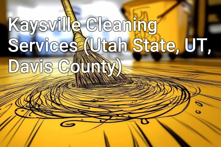 Kaysville Cleaning Services (Utah State, UT, Davis County)