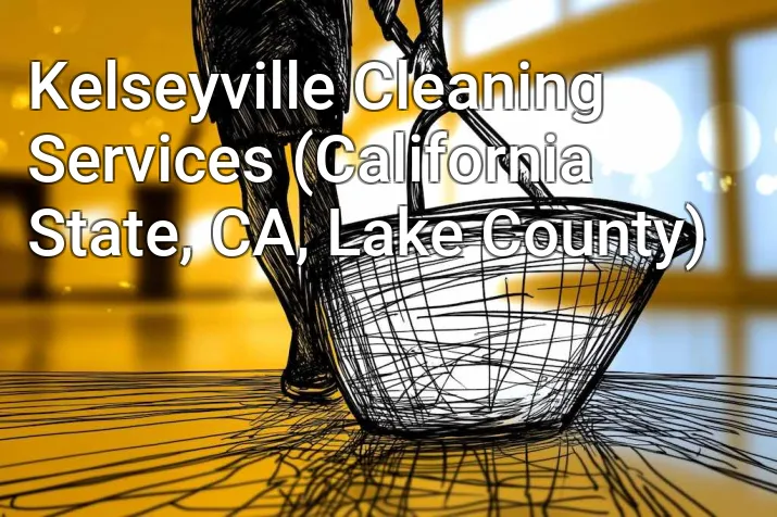 Kelseyville Cleaning Services (California State, CA, Lake County)