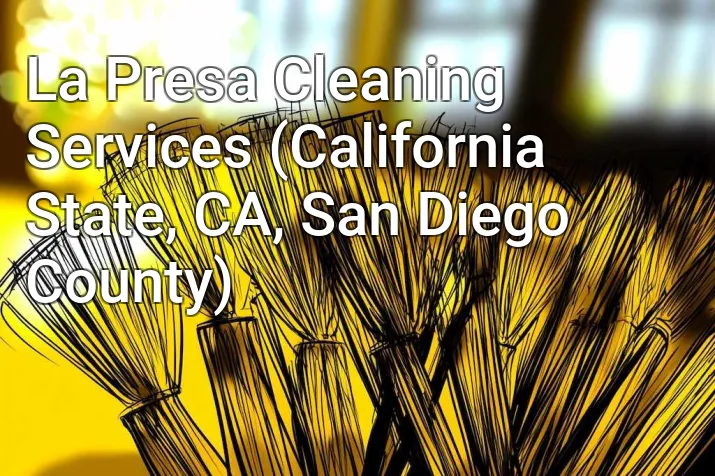 La Presa Cleaning Services (California State, CA, San Diego County)