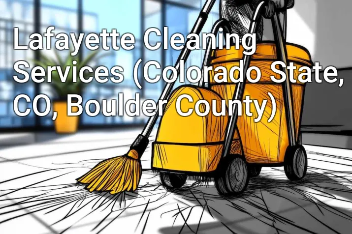 Lafayette Cleaning Services (Colorado State, CO, Boulder County)
