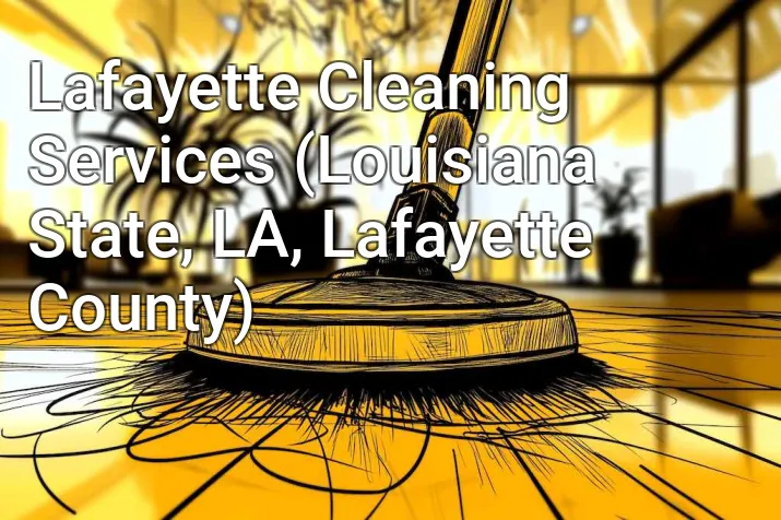 Lafayette Cleaning Services (Louisiana State, LA, Lafayette County)